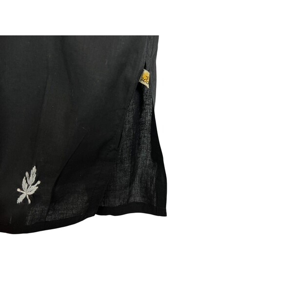 Ada Chikankari Hand Embroidered Tunic Top  Size XL  NWT  Black & Gray  Ethnic - Picture 7 of 13